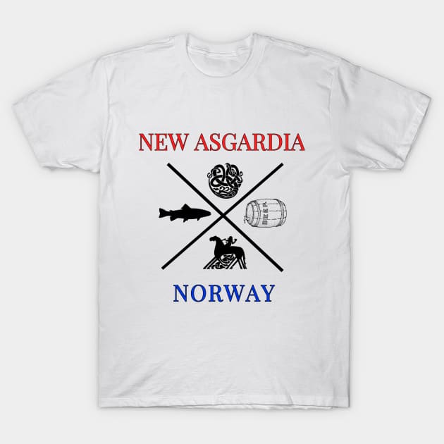 New Asgardia Souvenir T-Shirt by LuckyRoxanne